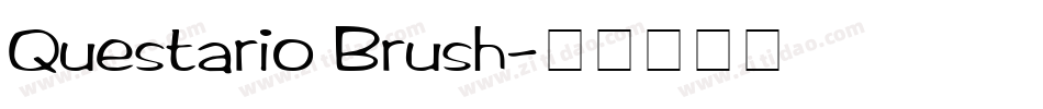 Questario Brush字体转换